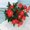 Bright Red, variant on JUANCHENG 9 Head Daisies Artificial Flower Bouquets Fake Flower Decoration for Home Garden
