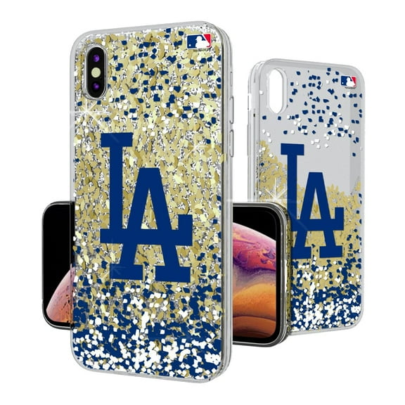 Los Angeles Dodgers Glitter Confetti iPhone Case