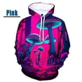 thumbnail image 3 of Sudadera con capucha con estampado 3D de plantas y hongos, divertida, de camuflaje, para hombre y mujer, ropa informal, ropa de calle, 3 of 4