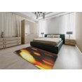 thumbnail image 4 of Ahgly Company Indoor Rectangle Patterned Red Novelty Area Rugs, 6' x 9', 4 of 6
