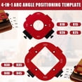 thumbnail image 3 of EcoNesxp Trimming cutter R30 R35 R20 Angle milling template Radius clamp router template R40 Router for woodworking, 3 of 5