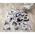 thumbnail image 3 of Modern Floral Area Rugs 7'6" X 9' 5" Gray, 3 of 5