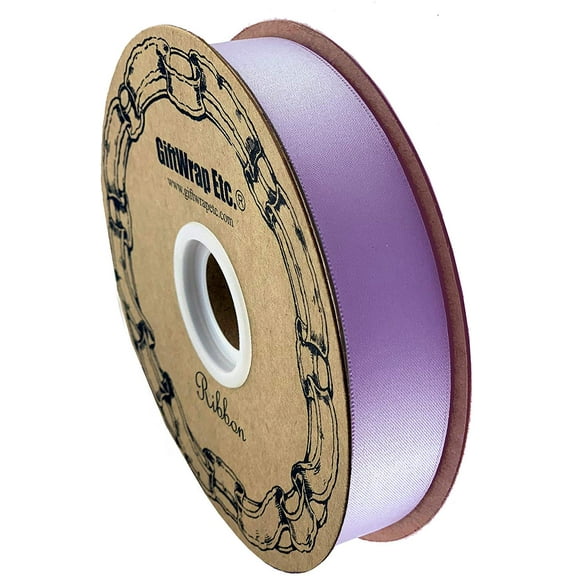 Lavender Satin Fabric Ribbon - 1" x 100 Yards, Easter, Gifts, Wrapping, Wreath, Gift Bow, Mother's Day, Birthday, Baby Shower, Christmas