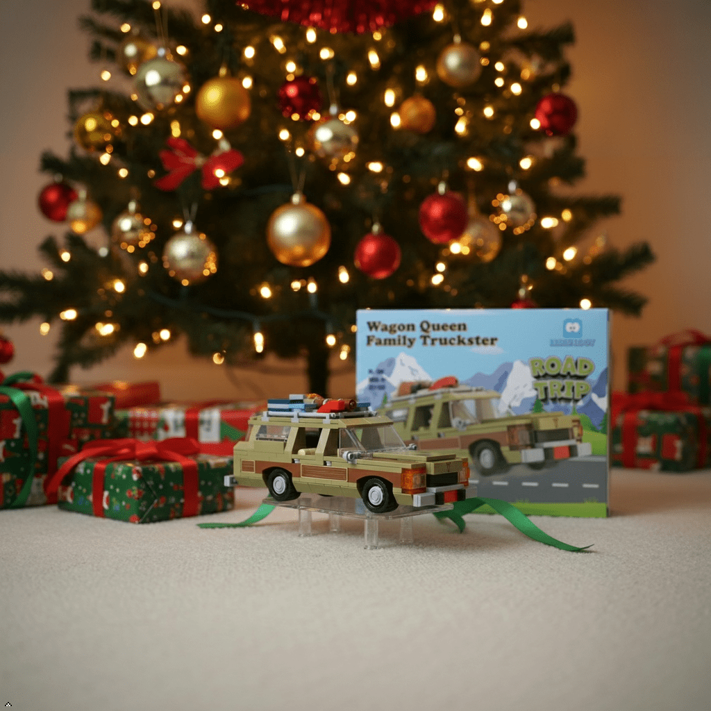 Brick Loot Wagon Queen Truckster Toy Building Block Set Compatible with Major Brands - 312 Pieces