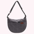 thumbnail image 3 of Bolso Bandolera Pana para Mujer Bolso Compras Informal Media (gris), 3 of 9
