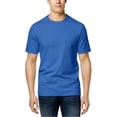 thumbnail image 1 of Camiseta básica de cuello redondo para hombre Club Room, azul, pequeña, 1 of 1