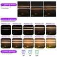 thumbnail image 3 of Tiras de luz LED para cultivo RWNTAO, espectro completo, 20 W, 3 cabezales, 33 cm, 3 of 8