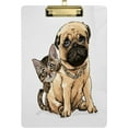 thumbnail image 1 of FMSHPON Funny Dachshund Dog Cat Kitten Clipboard Hardboard Wood Nursing Clip Board and Pull for Standard A4 Letter 13x9 inches, 1 of 8