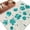 Blue, variant on Area Rugs for Living Room Bedroom, Yellow Flowers 4'x6' Rug Washable Carpet Runner Indoor Outdoor, Farmhouse Botanical Watercolor Floral Non Slip Accent Floor Mats Rug for Kitchen, Office