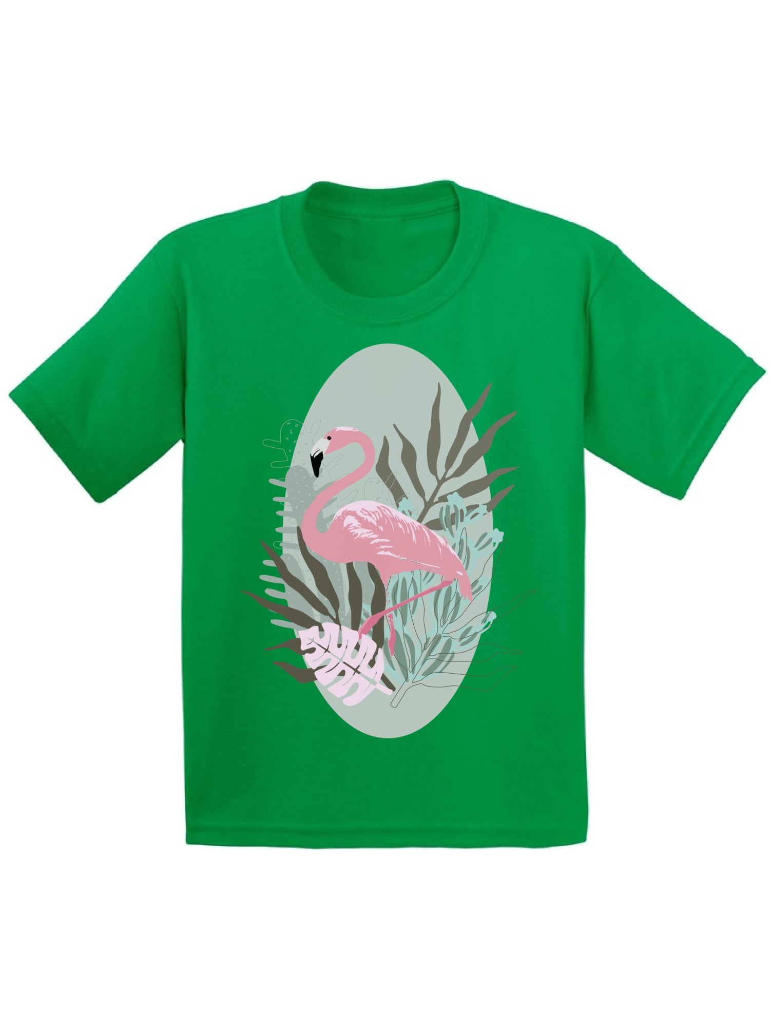 Awkward Styles Awkward Styles Tropical Flamingo Youth Shirt Cute