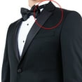 thumbnail image 2 of Mens Black Tuxedo, Jacket Slim Fit Notch Lapel, 2 of 4