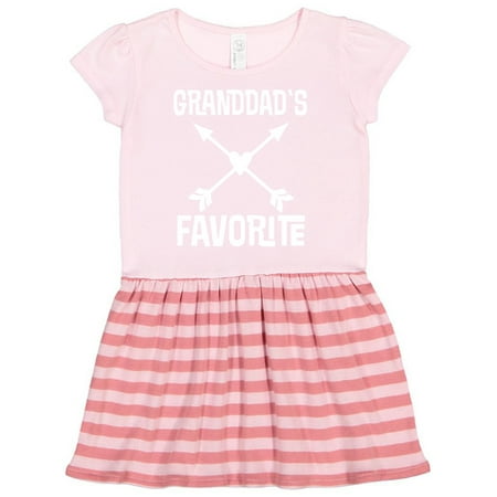 

Inktastic Granddad Favorite Grandchild Gift Gift Toddler Girl Dress