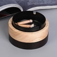 thumbnail image 2 of Portable Cool Ashtrays for Cigarettes Ash Tray with Lid Wooden Ashtray with Cute Decorative Windproof Ash Tray for Home,Patio,Office,Outdoors,Indoor,Parties, 2 of 7