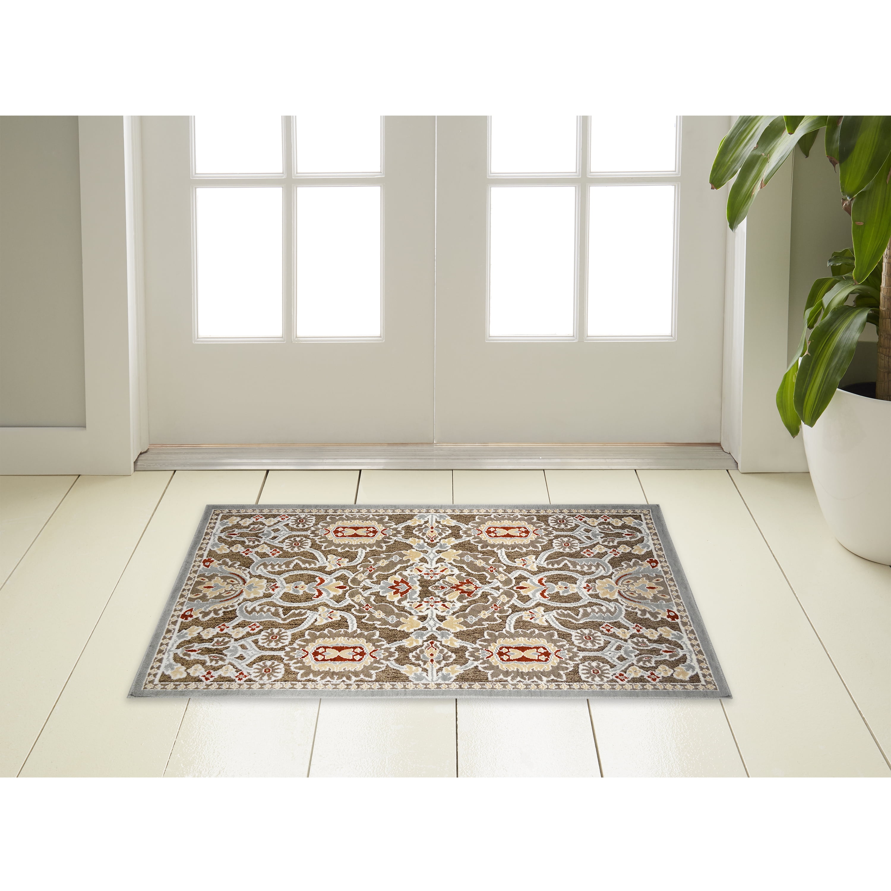 Home Dynamix Arrington Collection Chenille Transitional Accent Rug for Modern Home Dcor