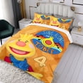 thumbnail image 3 of Dibujos Tobee Conjunto de sábanas temático, trío de piezas, cómodo y amigable con la piel, diseño único, regalo de decoración para el hogar para familiares, amigos y fans,140cm *210cm, 3 of 6