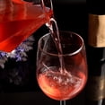 thumbnail image 2 of Verres à Vin Rouge avec Requin à l'Intérieur Gobelet Verre Clair Fête à la Maison (Grain), 2 of 3