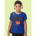 thumbnail image 2 of Bat With Pumpkin T-Shirt Juniors -Image by Shutterstock,  Medium, 2 of 4