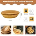 thumbnail image 3 of Kitchen Air Fryer Parchment Liners, 6.3” Round, 125 Pack Disposable Non-Stick, Oil-Proof & Waterproof, 3 of 7