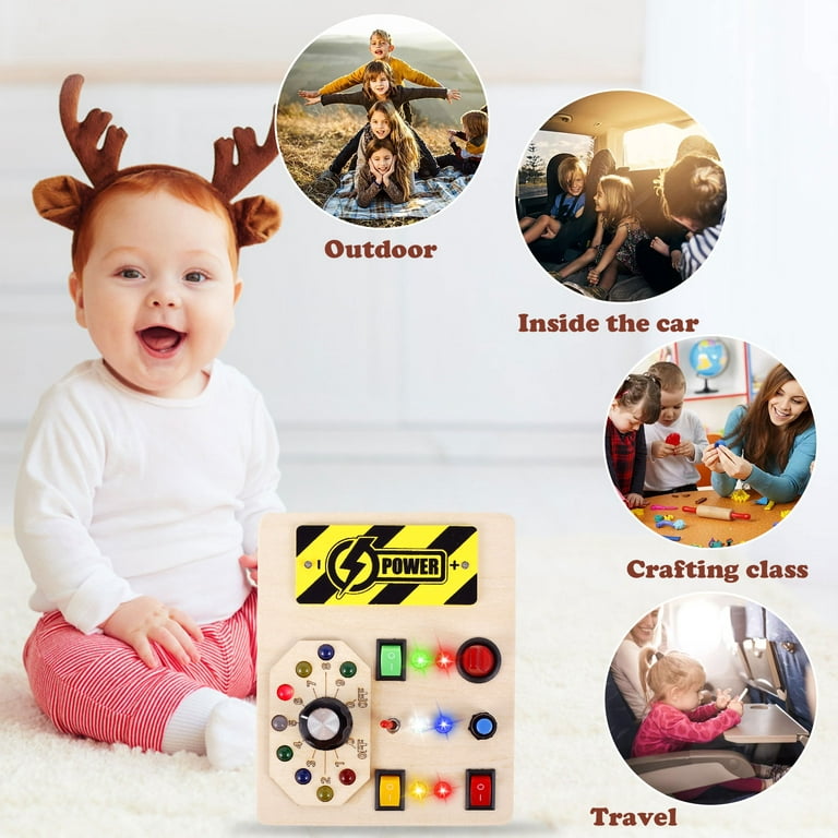 Light-Up Activity Board, Educational Toy for Kids