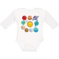 thumbnail image 3 of Inktastic Happy Sun Moon and Planets Boys or Girls Long Sleeve Baby Bodysuit, 3 of 5