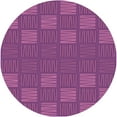 thumbnail image 1 of Ahgly Company Machine Washable Indoor Round Transitional Crimson Purple Area Rugs, 3' Round, 1 of 7