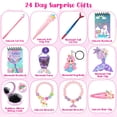 thumbnail image 2 of Etiqueta de calendario de adviento para niñas 2024 con accesorios para el cabello y más, 2 of 6
