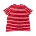thumbnail image 2 of GL by Gibsonlook Women's Embroidered Crew Neck Short Sleeve Tee (Red/Stars and Stripes, L), 2 of 3