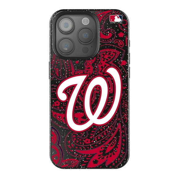 Keyscaper Washington Nationals Paisley Bling iPhone Case