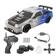 kjfeif 2025 New RC Drift Car 2.4 1:16 Scale 4WD High Speed Remote Cars Vehicle with LED Lights Two Batteries and Drifting Tires Sport Toy Cars for Adults Boys Girls Kids