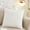 White, variant on Taibuwu throw pillow covers 18x18 inch set of 2 fuzzy striped soft pillowcase with velvet back faux rabbit fur cushion covers decorative home decor for spring couch sofa bedroom livingroom
