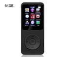 thumbnail image 1 of Reproductor MP3 64GB Botones físicos Compatible con Bluetooth 5.0 Útil Radio FM E-Book, 1 of 9