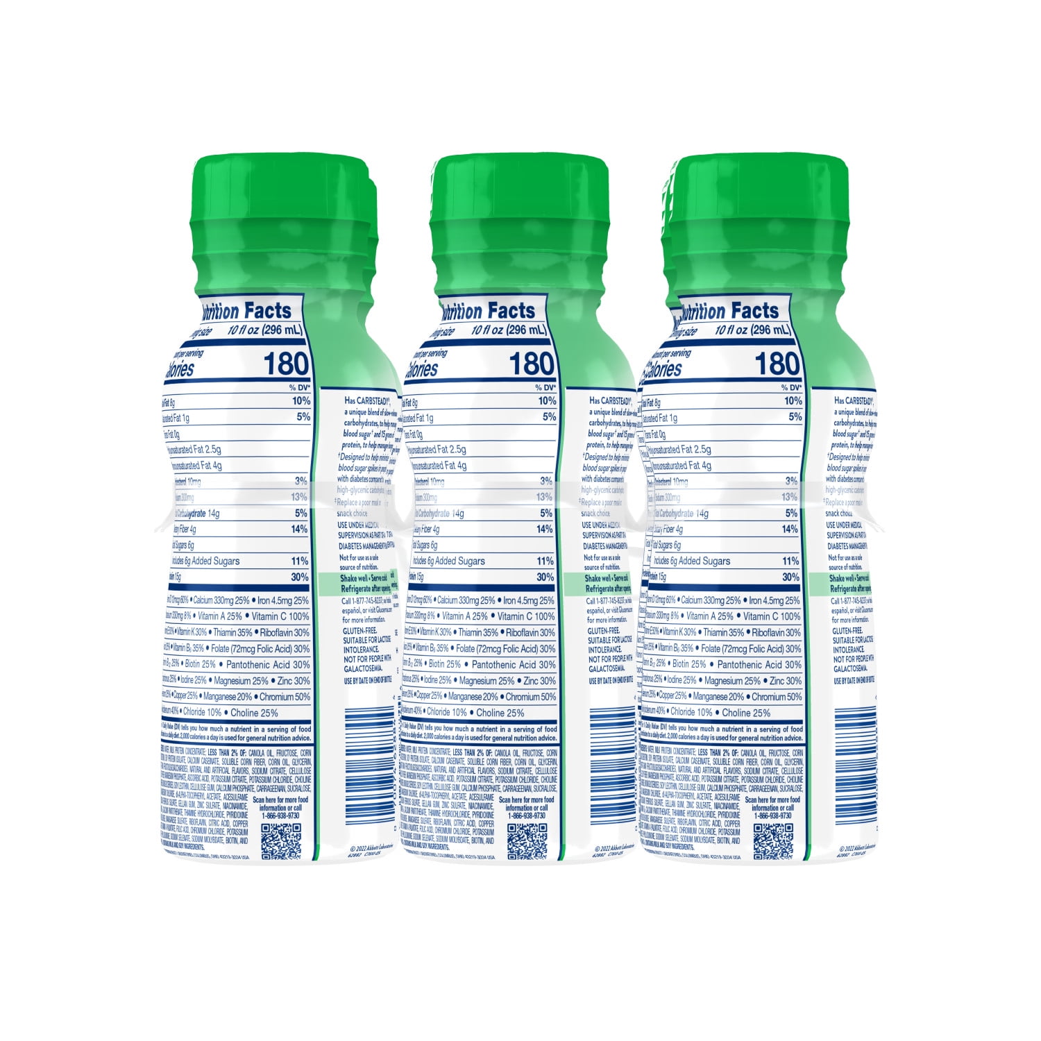 Glucerna Hunger Smart Diabetes Care Shake, Classic Vanilla, 10 Fl Oz, 24 Pack