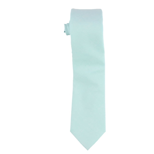 bar III Mens Beach Solid Self-tied Necktie, Green, One Size