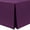 Aubergine, variant on Ultimate Textile (2 Pack) Shantung - Majestic 4 ft. Fitted Tablecloth - for 24 x 48-Inch Banquet and Folding Rectangular Tables 36" High, Periwinkle Blue