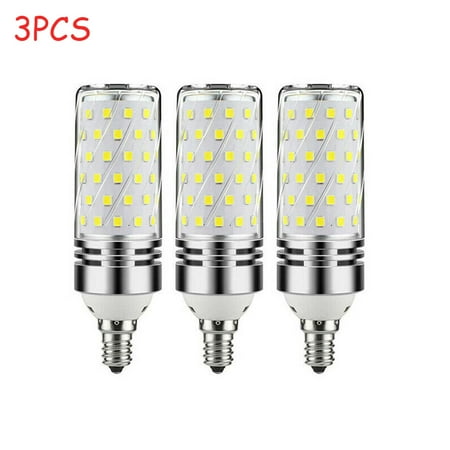 

Dosaele 3Pack E12 LED Corn Bulbs 16W LED Corn Bulbs LED Candelabra Light Bulbs Daylight White 6000K for Chandelier Indoor Decorative Lighting