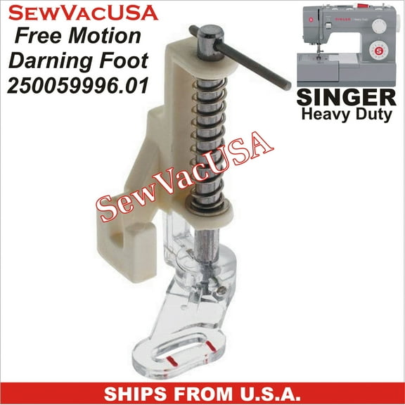 Clear Darning & Embroidery Foot For SINGER Heavy Duty Model 4423
