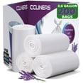 thumbnail image 1 of Bolsas de basura CCLINERS, 10 litros, con aroma a lavanda, 200 unidades, 1 of 9
