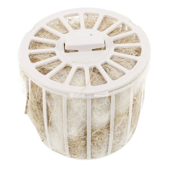 QIFULL Cotton and Jute Bird Nesting Material Comfortable Reusable Bedding for Small Birds with Natural Coffee Color