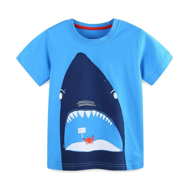 T-shirts pour Tout-Petits Garçons, T-Shirt Dinosaure pour Tout-Petit, Manches Courtes, T-Shirts pour Garçons, T-Shirts pour Tout-Petits, Pyjamas Garçons 2-3 Ans