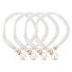 thumbnail image 1 of Curtain Ties Straps Curtain Holdback Home Decoration 10.2X2.4X1.2in Pearl Bead Design Luxury 4Pcs, 1 of 4