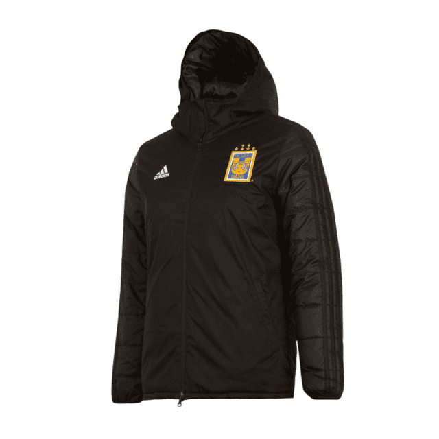 Chamarra Rompevientos Adidas Tigres UANL Hombre CJ7127 negro XL Adidas CJ7127