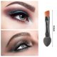 thumbnail image 2 of Brocha para maquillaje de ojos, pincel para sombra de ojos de doble cabeza, aplicador de sombra de ojos negro, herramienta de sombra de ojos para corrector, crema en polvo, rubor, maquillaje, negro,, 2 of 6