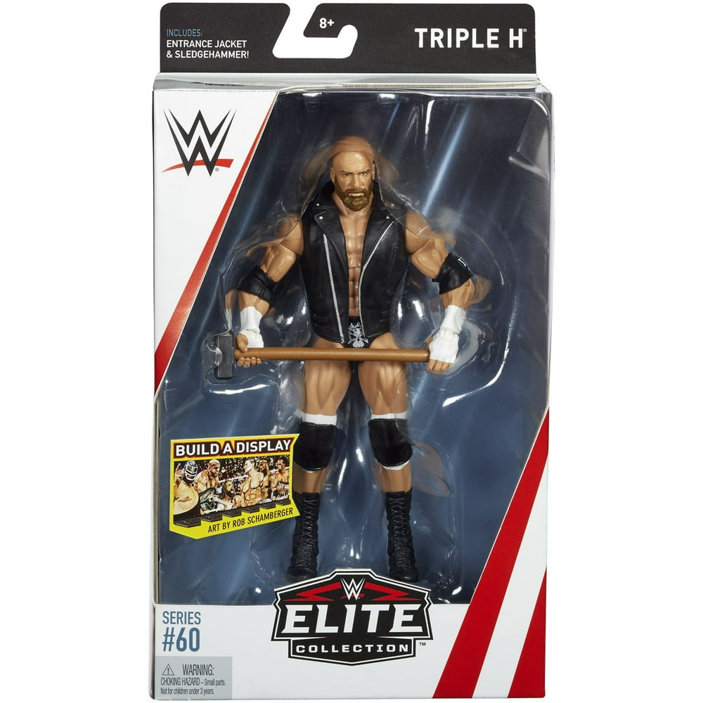 Triple H - WWE Elite 60 Toy Wrestling Action Figure - Walmart.com ...