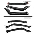 thumbnail image 3 of FITS 2016-2017 HONDA ACCORD GLOSSY BLACK JDM STYLE 3PC FRONT BUMPER LIP SPLITTER, 3 of 4