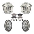 thumbnail image 1 of Transit Auto Front Hub Bearing Assembly Coated Disc Brake Rotors and Ceramic Pads Kit for Car 2005 Subaru Outback Legacy KBB-104522, 1 of 11