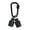 2 black SDS posts pl, variant on MOMOJIA Drill Bit Case, Hex Shanks, Includes Carabiners for Tool Belt Attachments