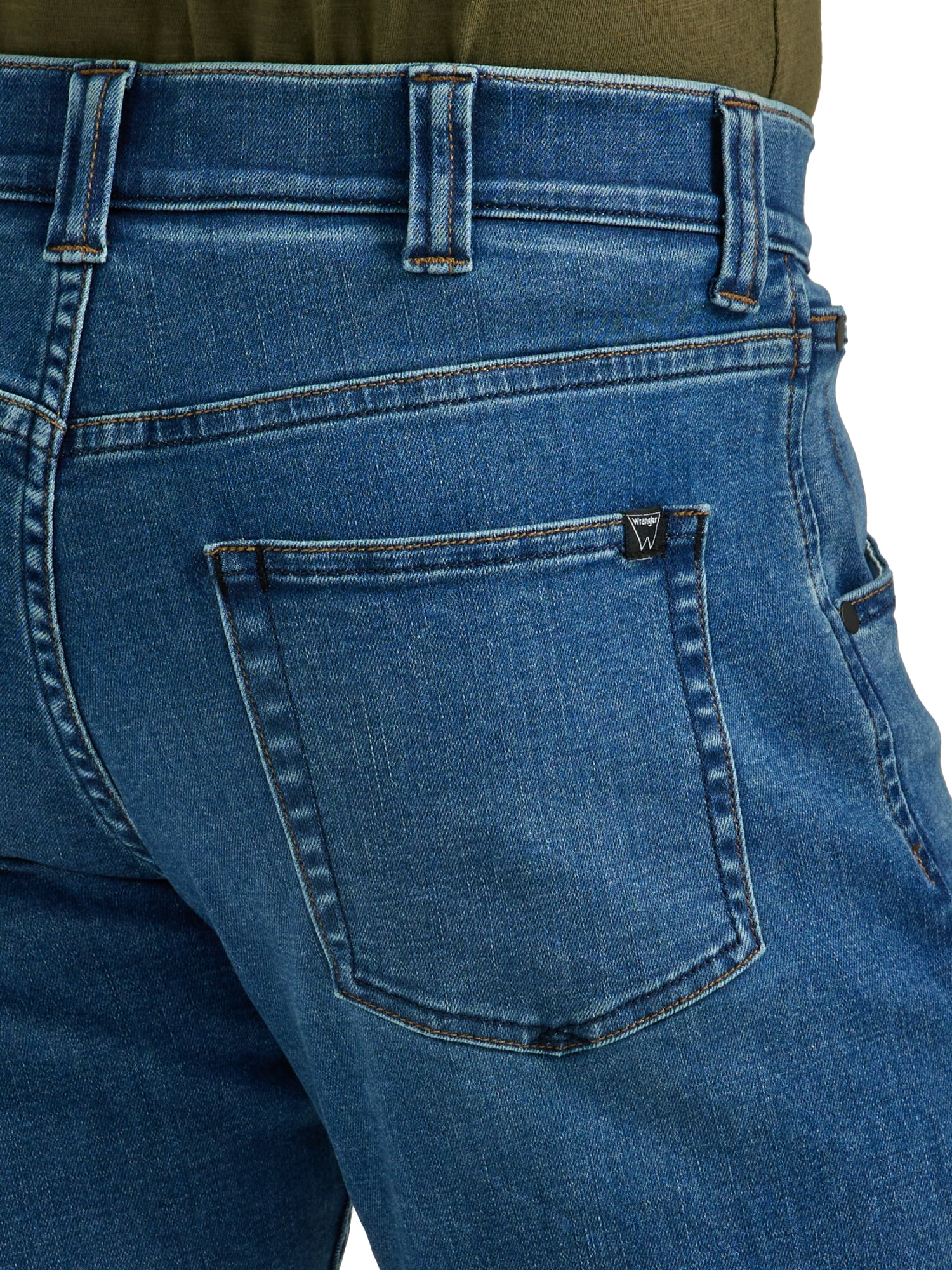 Wrangler® Men’s and Big Men’s Unlimited Comfort Taper Fit Jean with Comfort Flex Waistband Sizes 32-46
