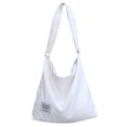 thumbnail image 1 of MAWCLOS Sac à Main pour Dames Messager Sac à Main Poignée Supérieure Multiples Poches Besaces Toile Femmes Mode Grande Capacité Blanc, 1 of 4