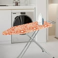 thumbnail image 2 of HELLHERO Orange Blossoms Easy Installation 15x54 Ironing Board Cover, Minimalist Style Elastic Edge for Smooth Iron, Ironing Board Cover with Standard Size, 2 of 5