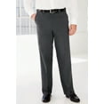 thumbnail image 5 of KingSize Men's Big & Tall Relaxed Fit Wrinkle-Free Expandable Waist Plain Front Pants, 5 of 5